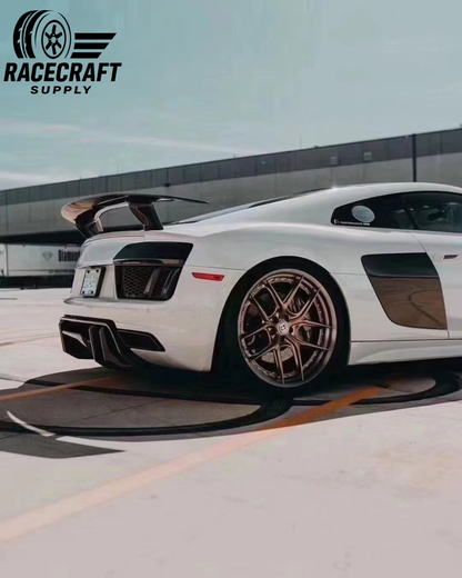 Becquet arrière de coffre en carbone type V pour Audi R8