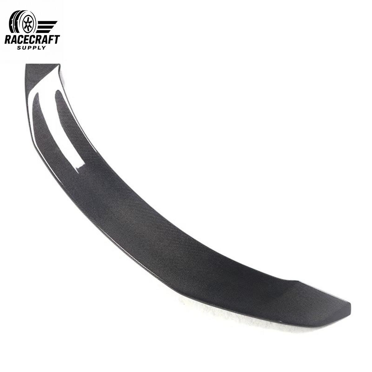 Aileron de coffre de style V en fibre de carbone pour Tesla Model 3