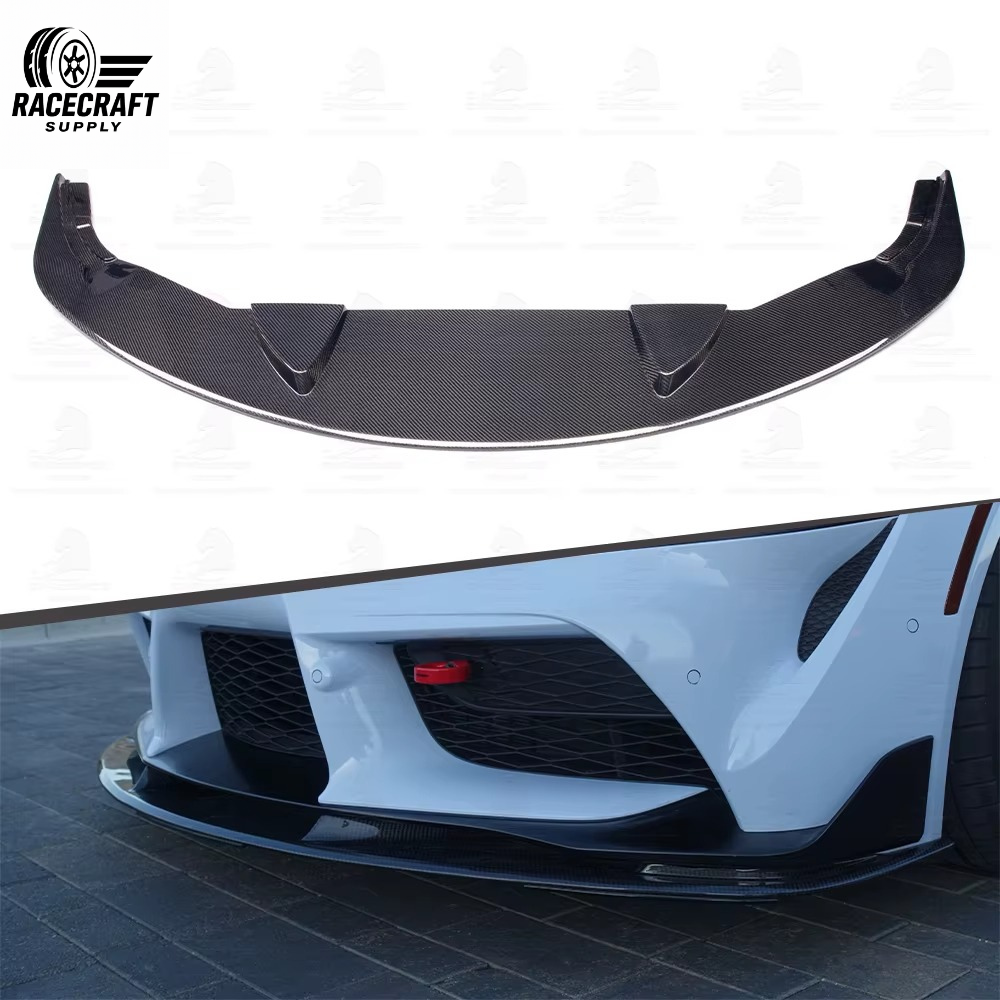 Lame de lèvre en fibre de carbone ART pour Toyota Supra MK5 A90 A91