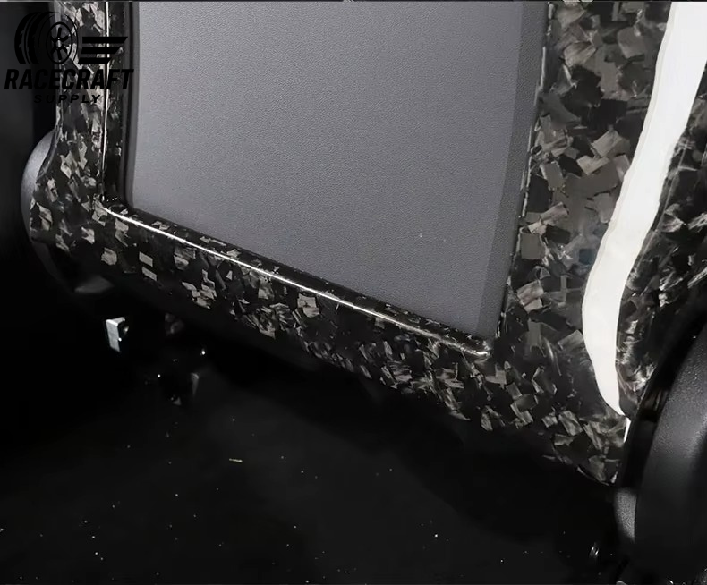 Housses de siège en fibre de carbone sèche pour Tesla Model 3 et Y
