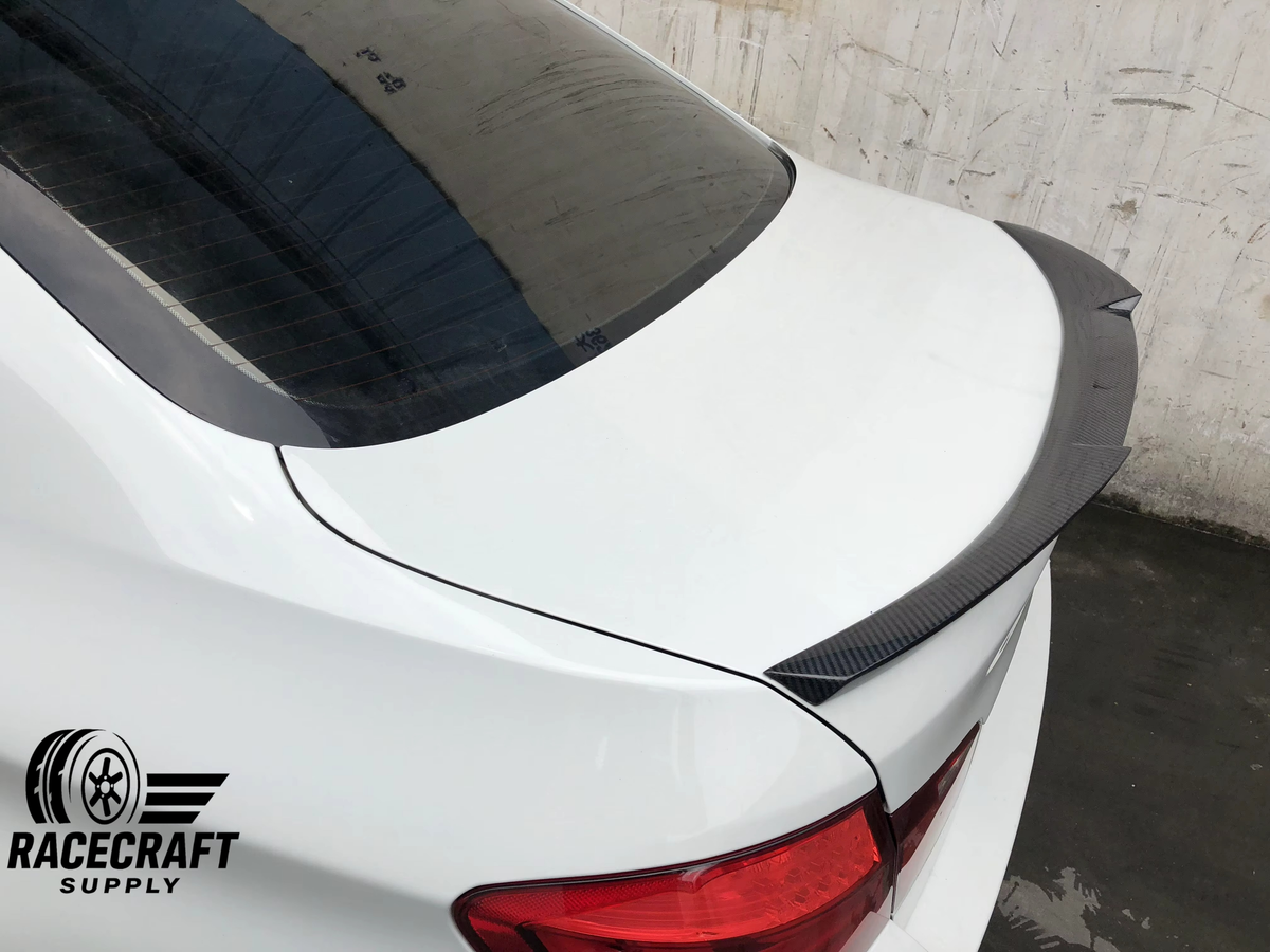 Aileron de coffre V Type F10 en fibre de carbone pour BMW