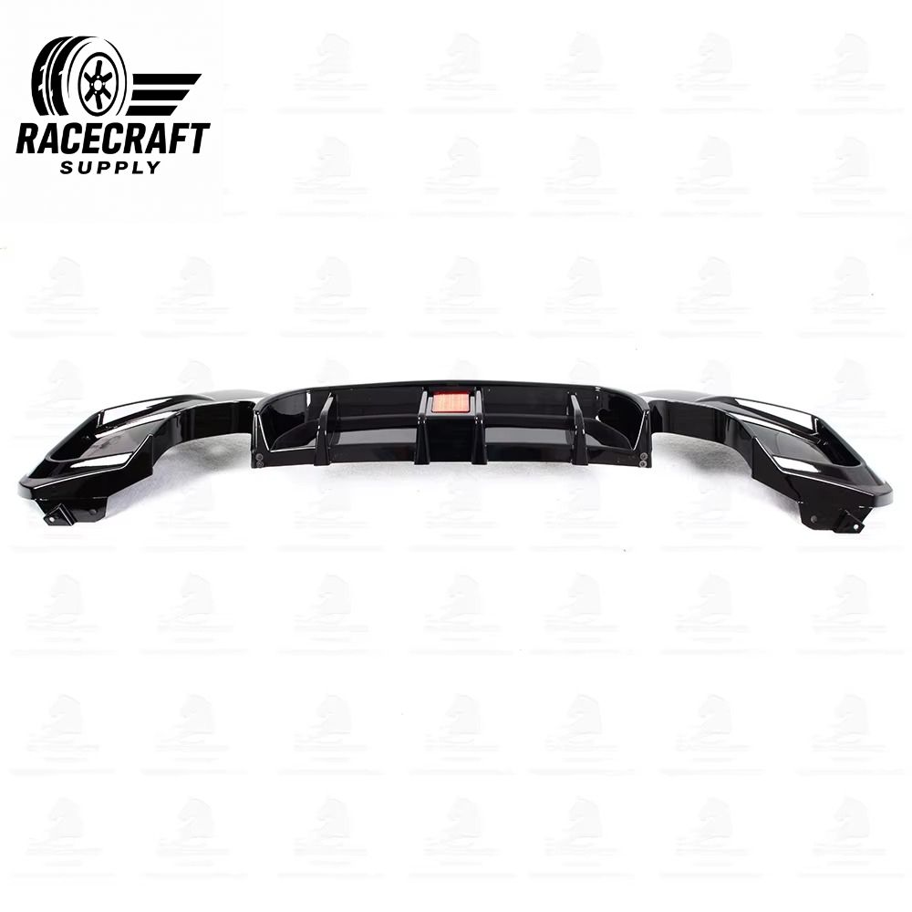 Diffuseur arrière noir brillant pour BMW F20