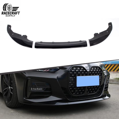 Glossy Black  Front Bumper Lip for BMW G22