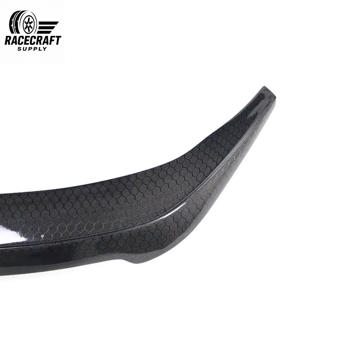 Becquet arrière en carbone de type V pour Toyota GR86 / Subaru BRZ, motif nid d'abeille