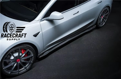 Carbon Fiber Side Skirts For Tesla Model 3