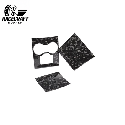 Center Console Cover 3 Pcs Dry Carbon Fiber for Tesla Model 3 & Y