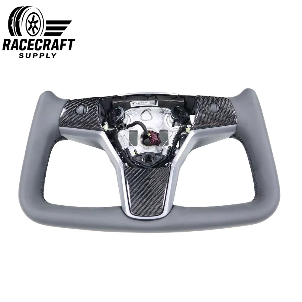 Volant en fibre de carbone pour Tesla Model 3 ET Y