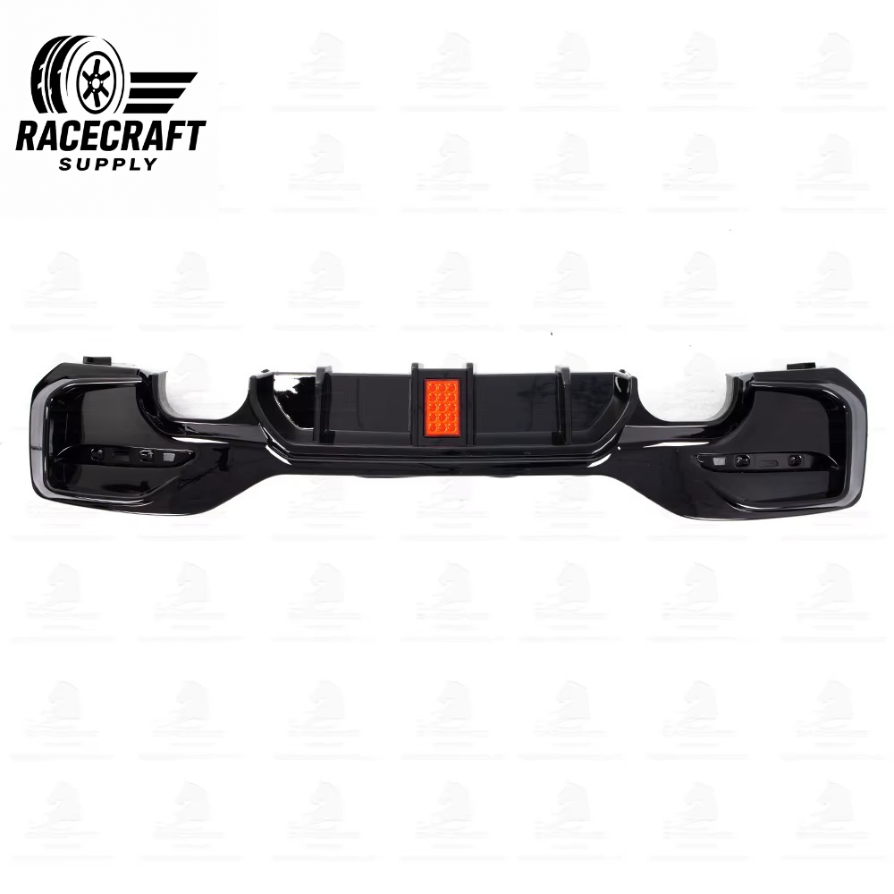 Diffuseur arrière noir brillant pour BMW F20