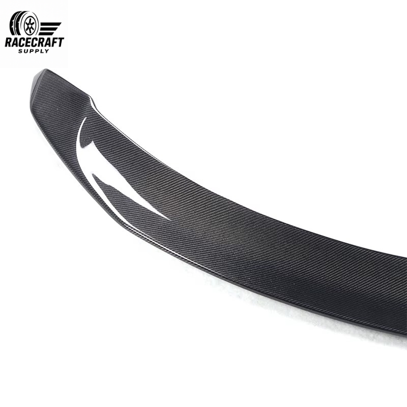 Aileron de coffre de style V en fibre de carbone pour Tesla Model 3