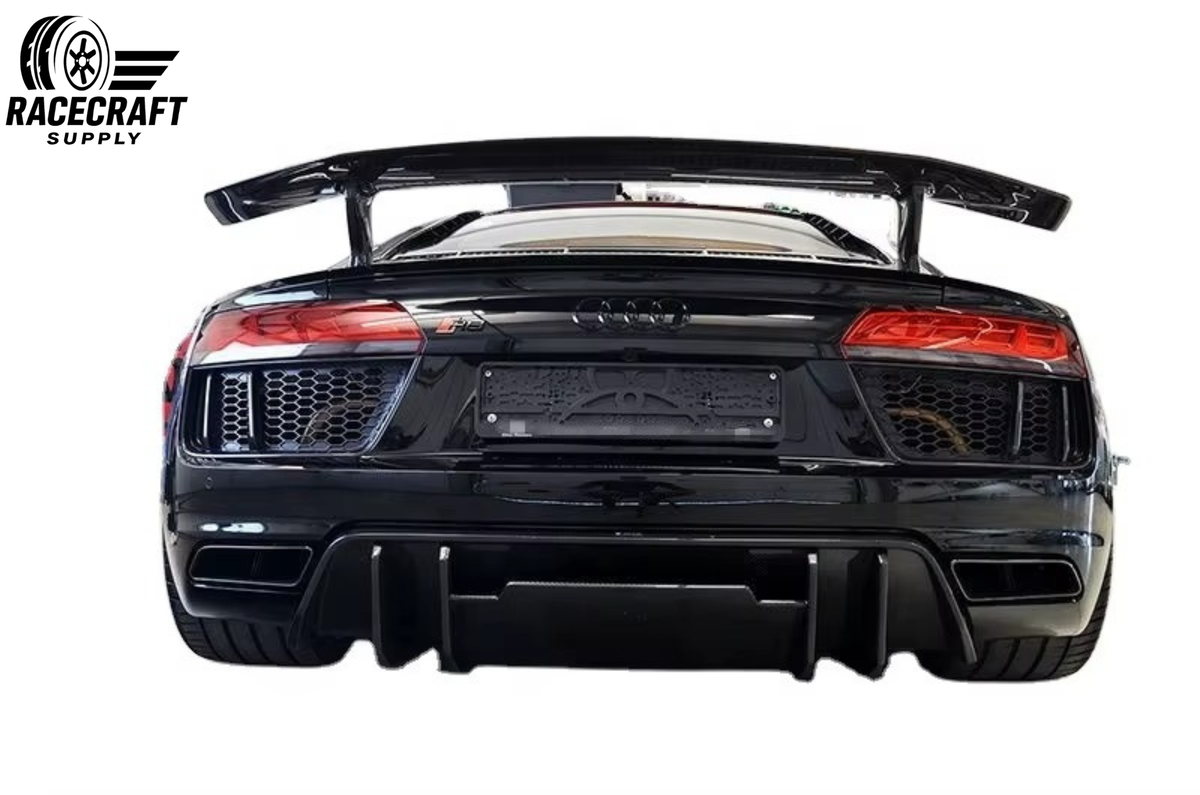 Becquet arrière de coffre en carbone type V pour Audi R8