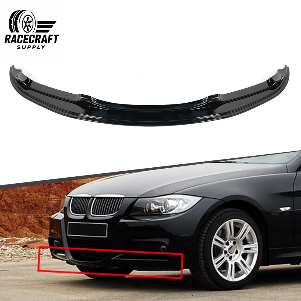Front Bumper Lip Front Splitter For BMW E90