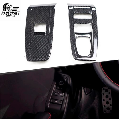 Cache-interrupteurs de porte intérieurs en fibre de carbone pour Toyota GR86 / Subaru BRZ
