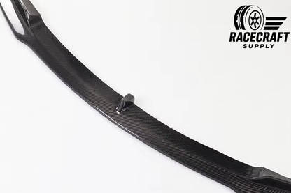 V Type Carbon Fiber Front Lip For Tesla Model 3