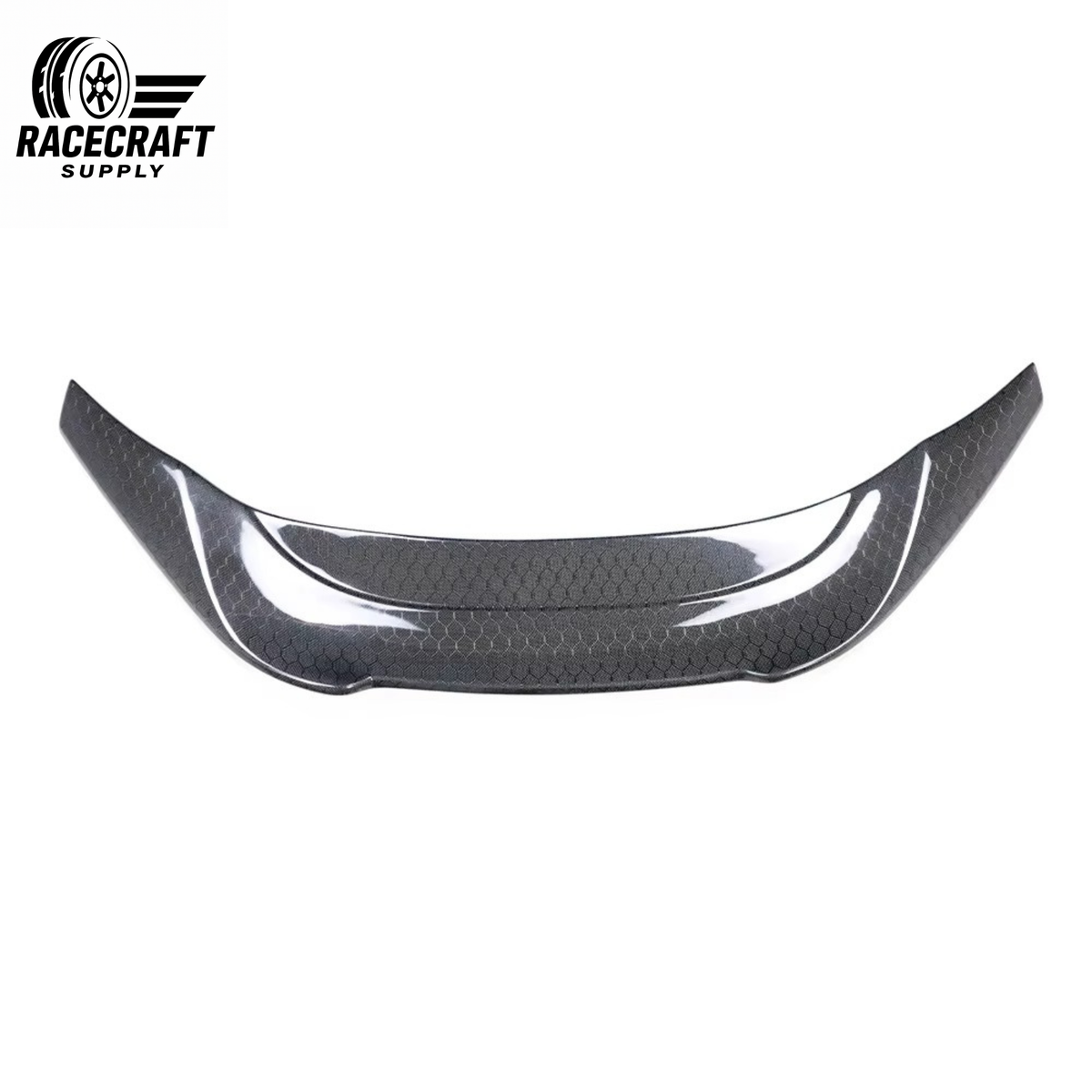Becquet arrière en carbone de type V pour Toyota GR86 / Subaru BRZ, motif nid d'abeille