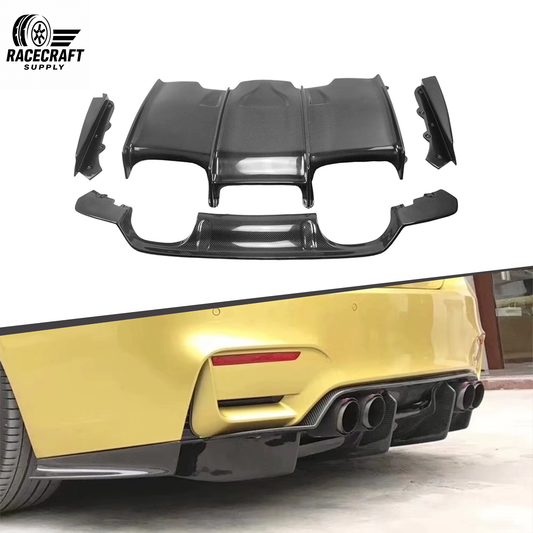 Diffuseur arrière en carbone pour BMW F80 F82 F83