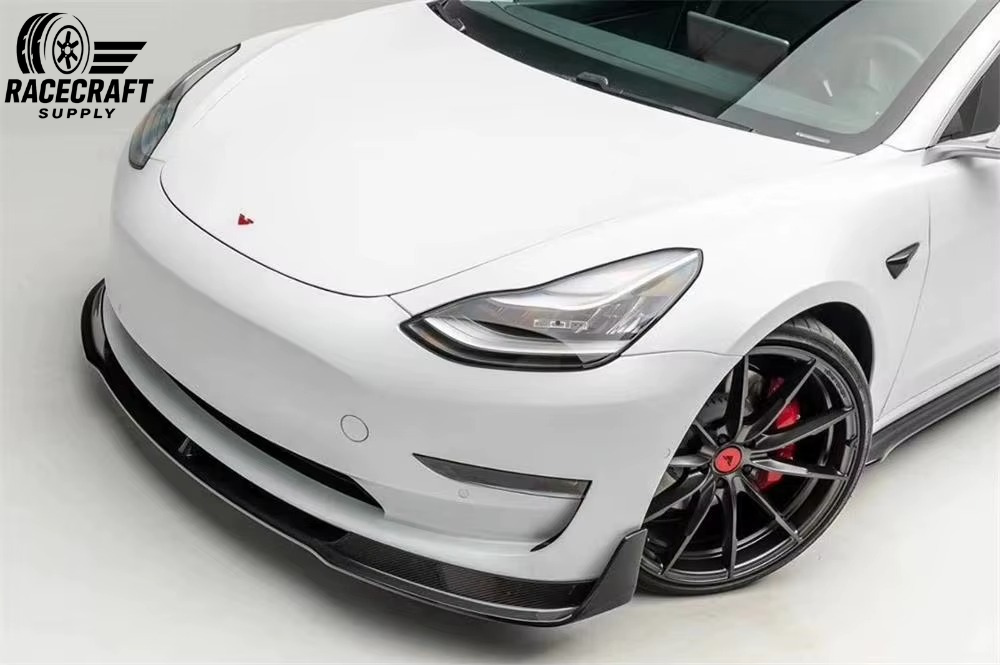Kit Carrosserie en Fibre de Carbone Style V pour Tesla Model 3