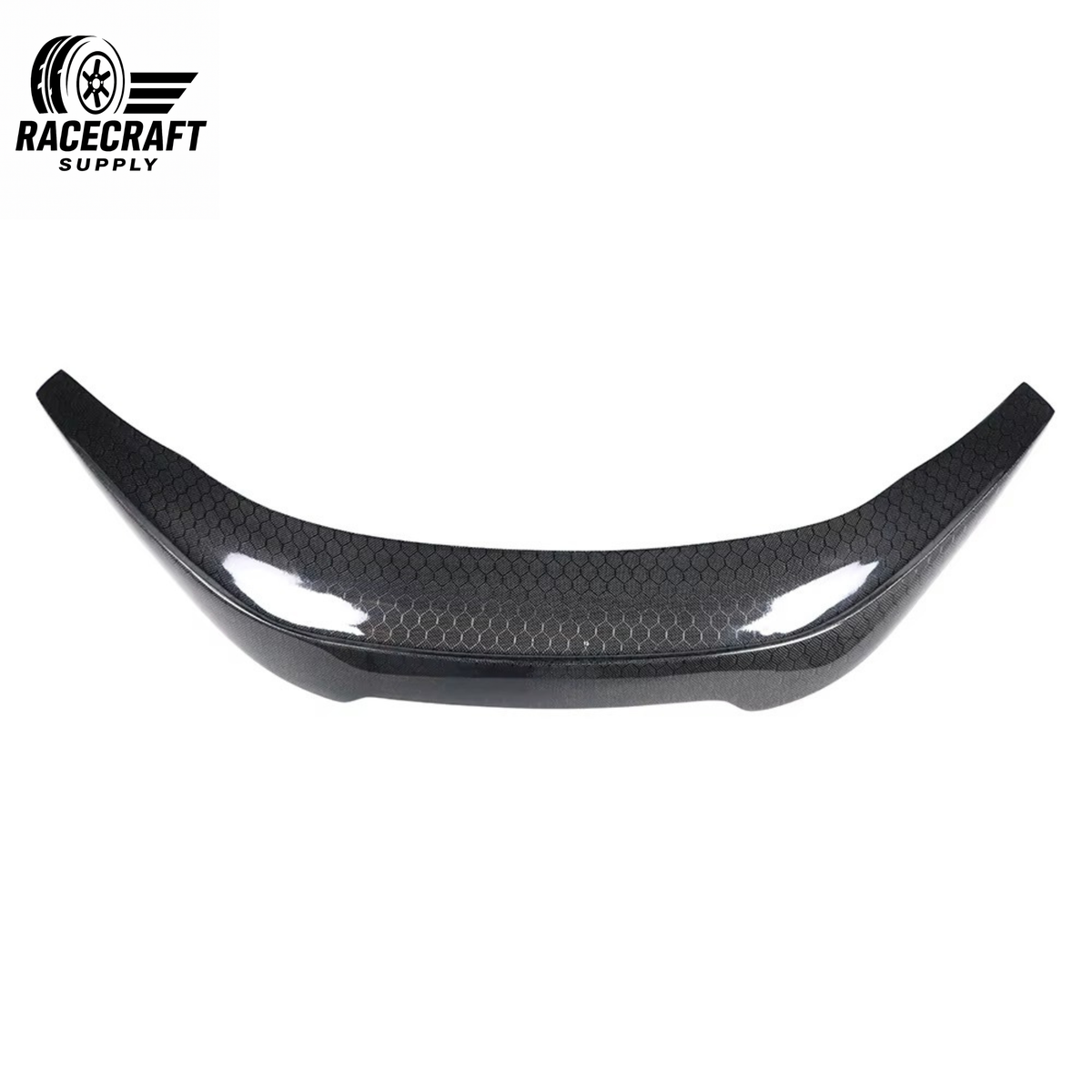 Becquet arrière en carbone de type V pour Toyota GR86 / Subaru BRZ, motif nid d'abeille