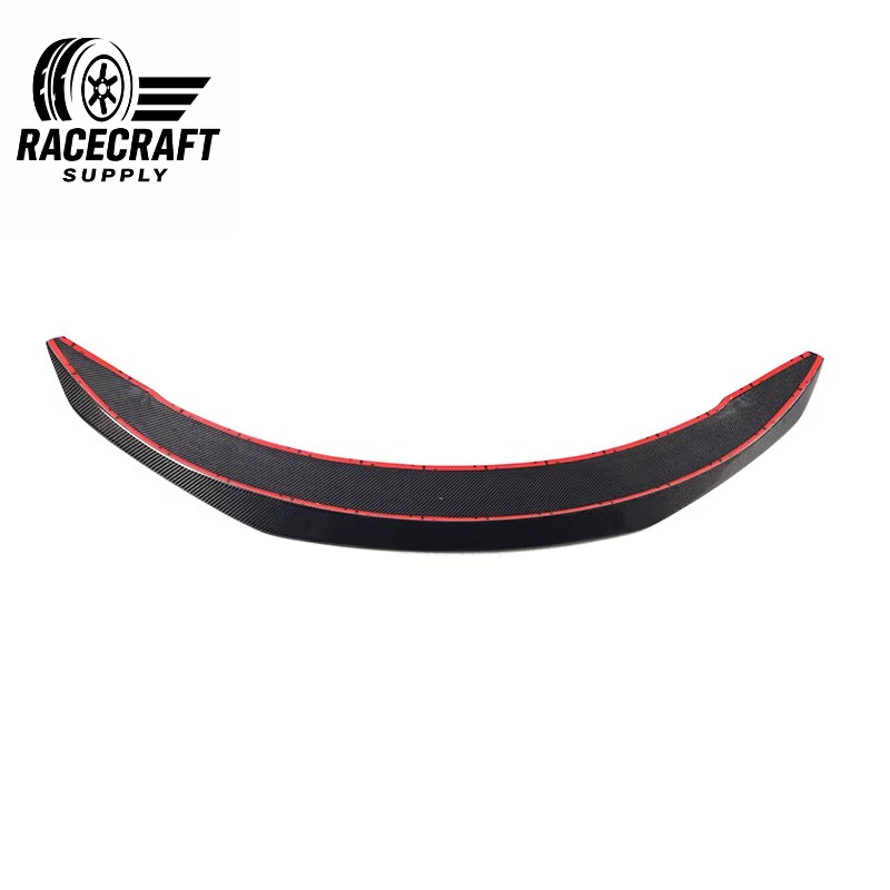Aileron de coffre de style V en fibre de carbone pour Tesla Model 3