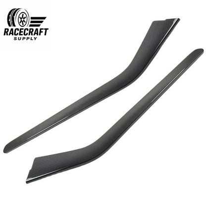 Cache-panneau latéral de console centrale en carbone sec pour Model 3 et Y