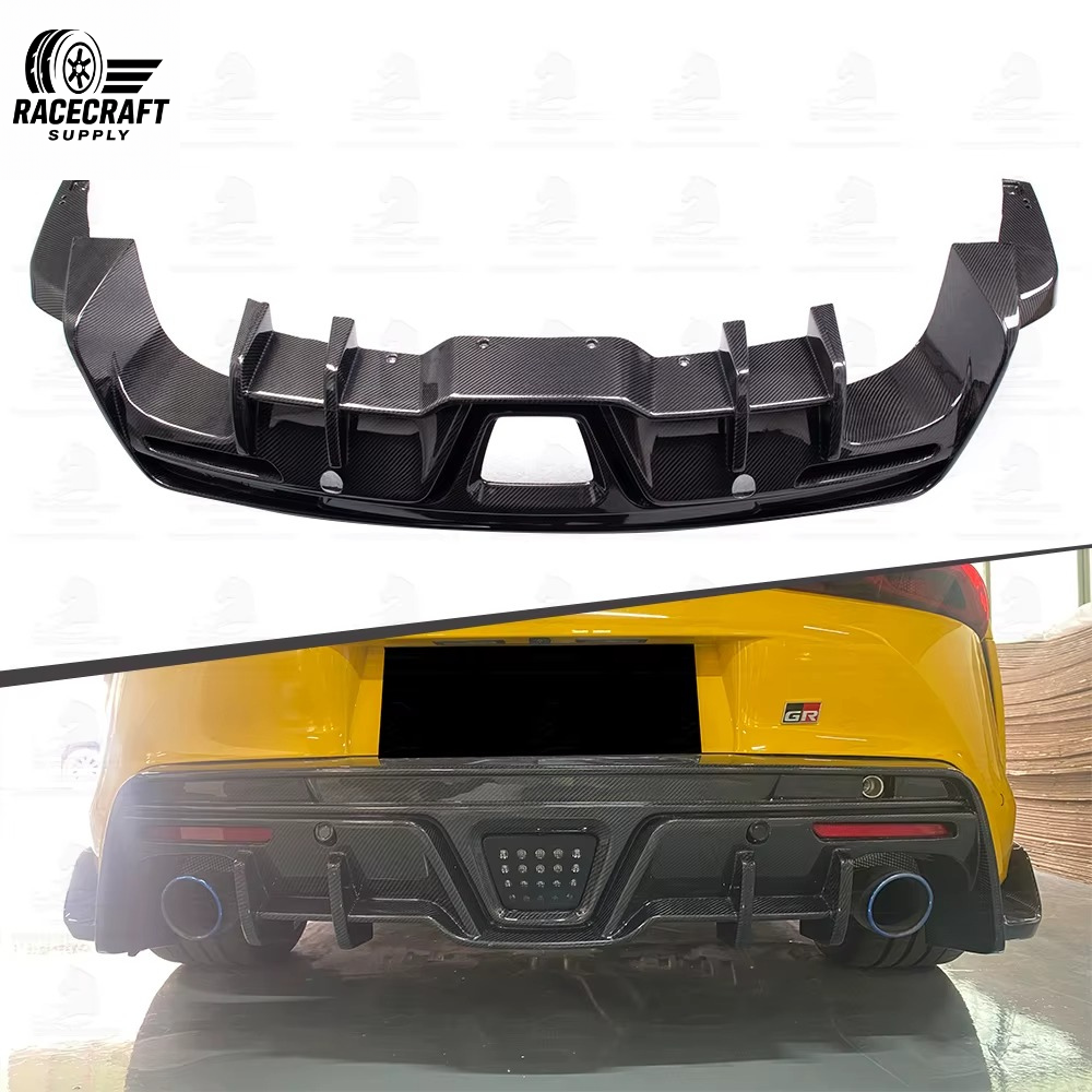 TM's Type Carbon Fiber Rear Diffuser for Toyota Supra A90 A91