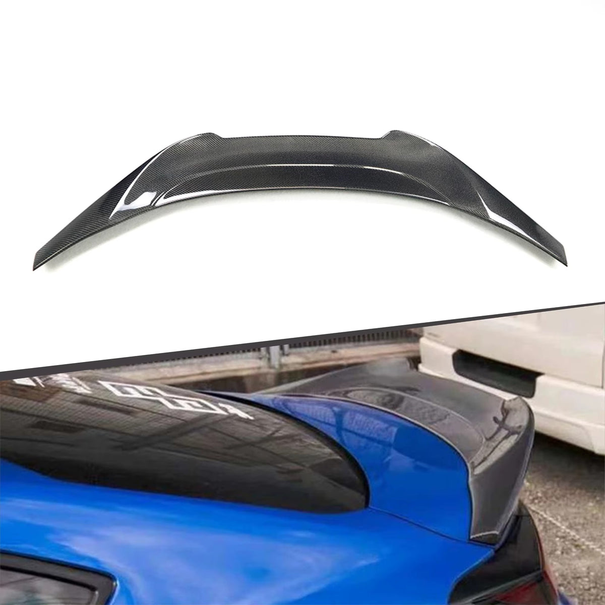 V Style Carbon Fiber Spoiler for Toyota GR86 / Subaru BRZ