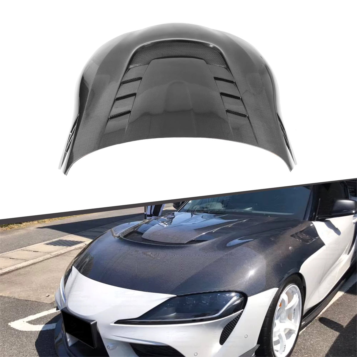 Capot en fibre de carbone style VRS pour Toyota Supra A90 A91 MK5