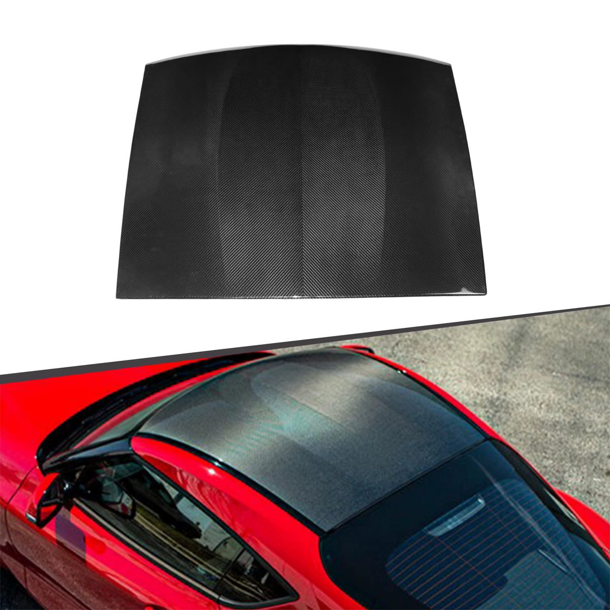 Dry Carbon Stick on Style Roof for Toyota Supra A90 A91