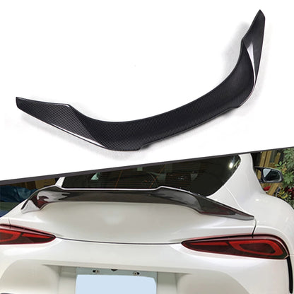 Carbon Fiber V Type Rear Spoiler for Toyota Supra MK5 A90 A91